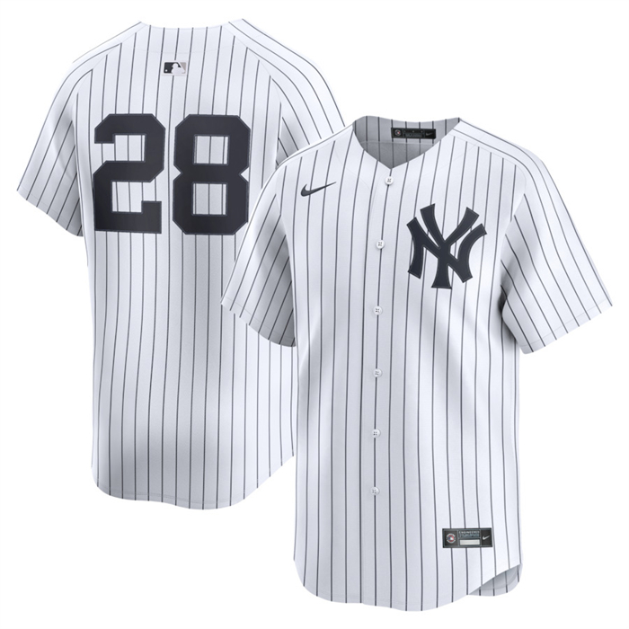 Camiseta Beisbol Hombre New York Yankees Austin Wells Alterno Limited Blanco